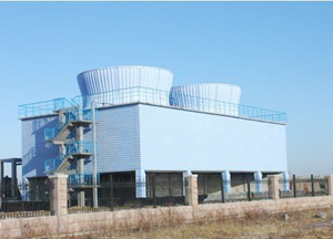 Industrial Cooling Tower of Reinforced Concrete Frame