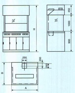 TF-E12/15 Fume Hood