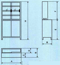 YPG-F Medical Cupboard